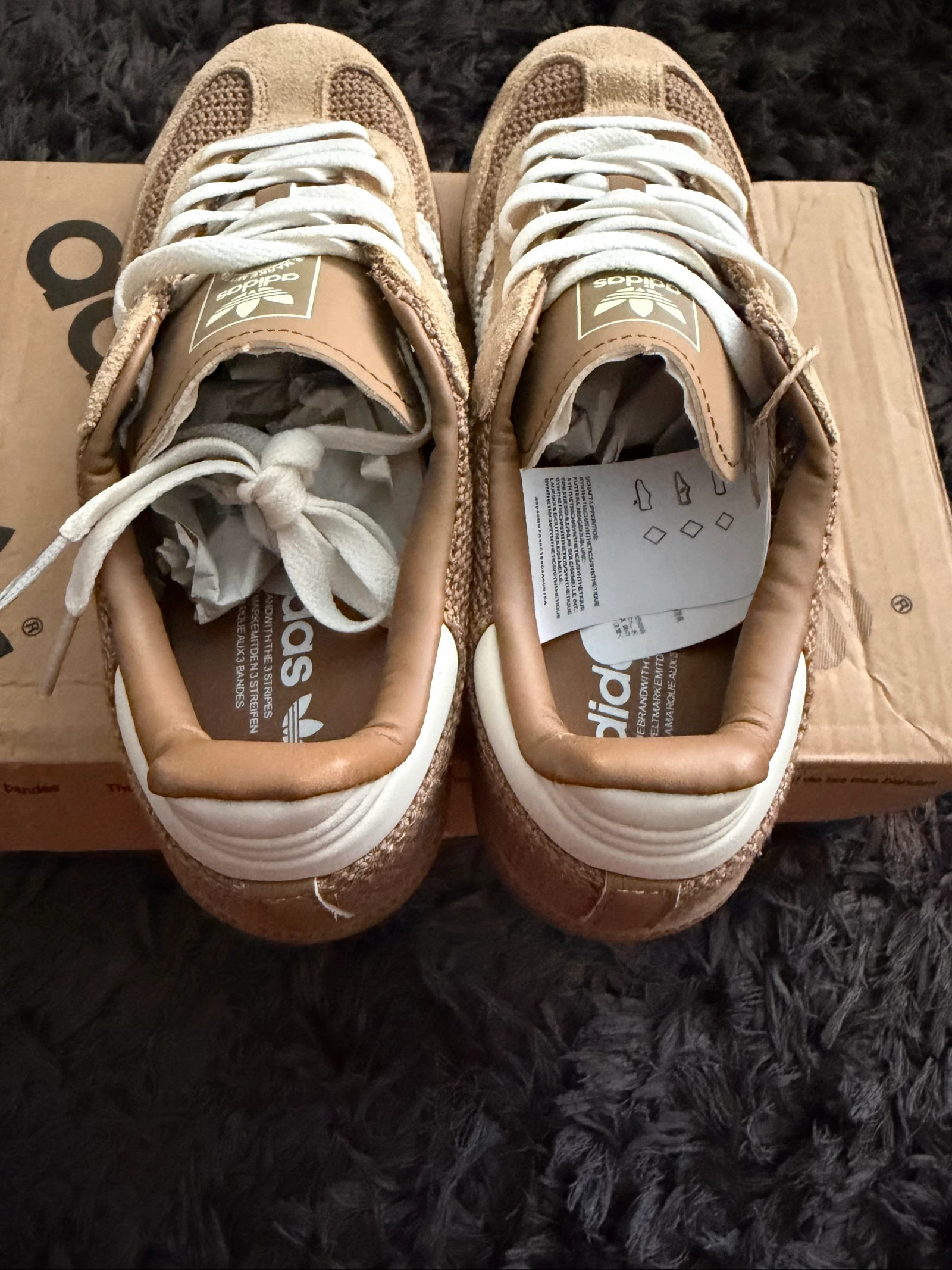 Adidas Handball Spezial Beige/Marrón - Talla 39 1/3 - Nuevas – photo 3